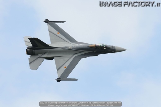 2009-06-26 Zeltweg Airpower 5974 General Dynamics F-16 Fighting Falcon - Belgian Air Force